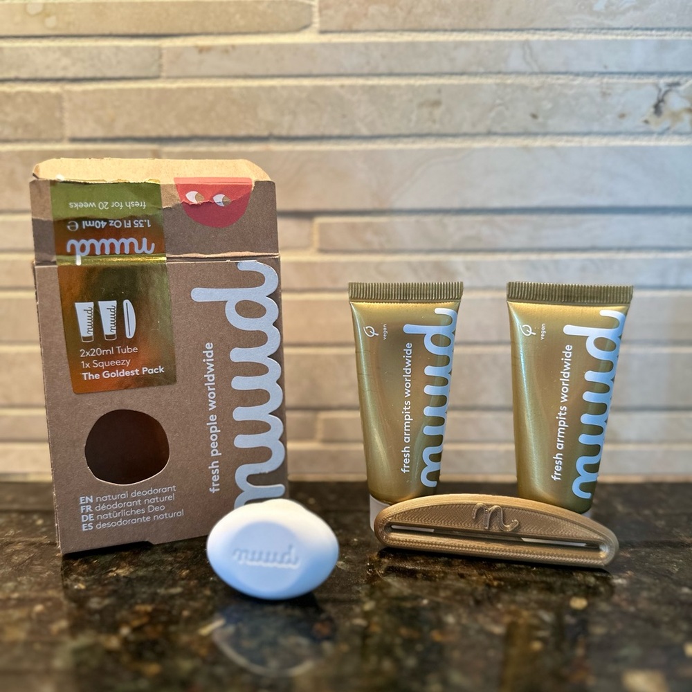 2 tubes of Nuud Deodorant